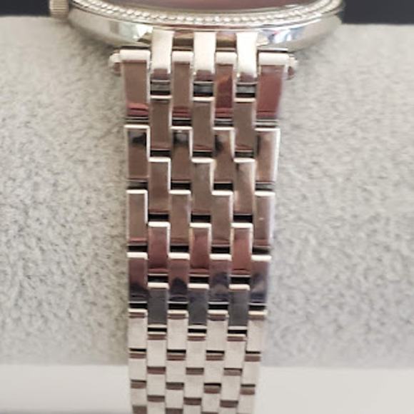 Michael Kors Women's Watch Darcy Silver Tone Pink Dial Crystals MK3352 39mm‎ - Picture 2 of 9